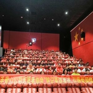 光影铸魂育新苗——西平县爱心公益志愿者协会红色观影活动圆满举行
