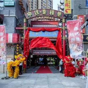 河南新市民：志愿助力中铁·泰和里“好吃街”开业大吉